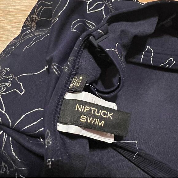 Niptuck Swim Garden Line Foil Joanne Tummy Control One Piece Swimsuit Women’s 4 - Picture 5 of 8